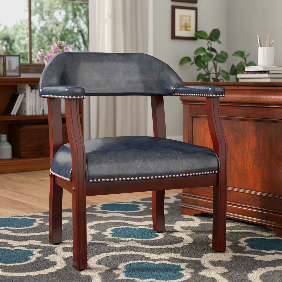 Reception Chair with Manufactured Wood Frame